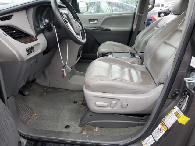 5TDDK3DC5FS108993 - 2015 TOYOTA SIENNA XLE CHARCOAL photo 7