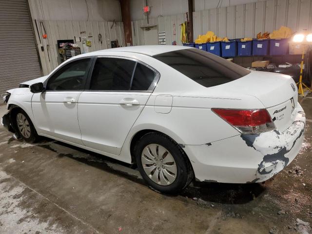 1HGCP263X8A118019 - 2008 HONDA ACCORD LX WHITE photo 2