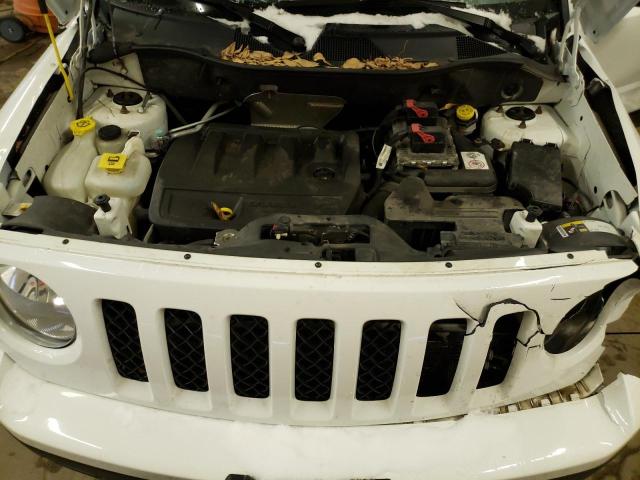 1C4NJRFB4ED778267 - 2014 JEEP PATRIOT LATITUDE WHITE photo 11