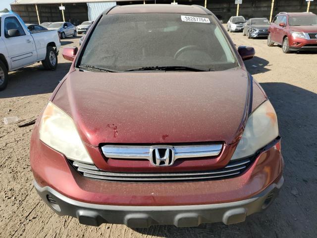 JHLRE38797C069860 - 2007 HONDA CR-V EXL MAROON photo 5