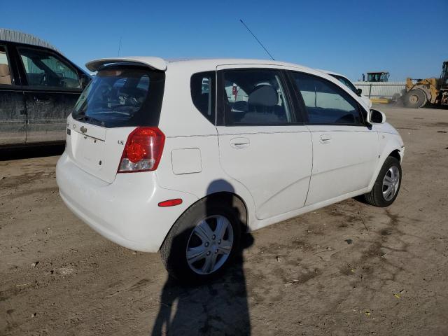 KL1TD66687B781601 - 2007 CHEVROLET AVEO BASE WHITE photo 3