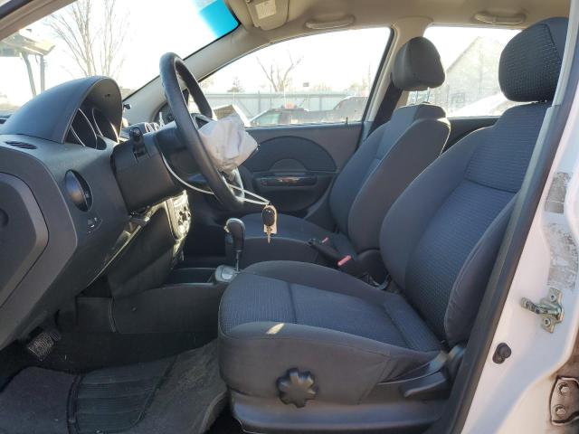KL1TD66687B781601 - 2007 CHEVROLET AVEO BASE თეთრი ფოტო 7