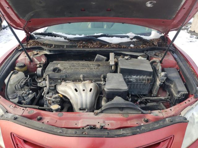 4T1BE46K67U069283 - 2007 TOYOTA CAMRY CE RED photo 11