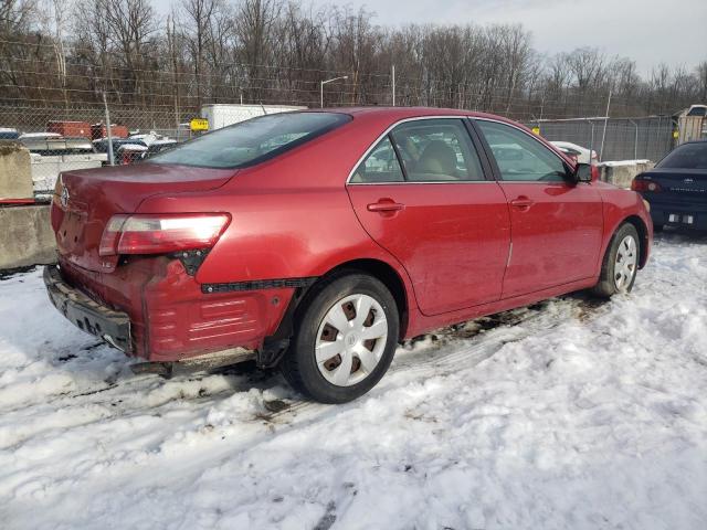 4T1BE46K67U069283 - 2007 TOYOTA CAMRY CE RED photo 3