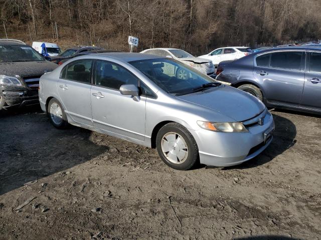 JHMFA36236S017601 - 2006 HONDA CIVIC HYBRID GRAY photo 4