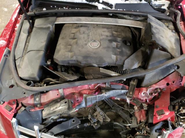 1G6DC5E56C0117437 - 2012 CADILLAC CTS RED photo 11