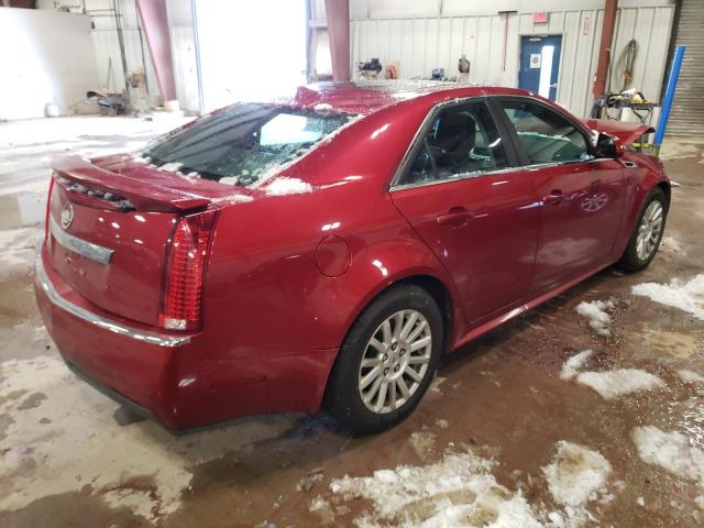 1G6DC5E56C0117437 - 2012 CADILLAC CTS RED photo 3