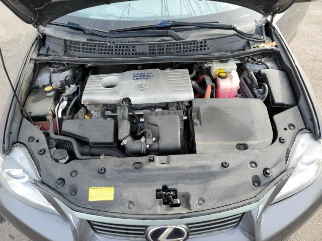 JTHKD5BH2C2061970 - 2012 LEXUS CT 200 GRAY photo 12