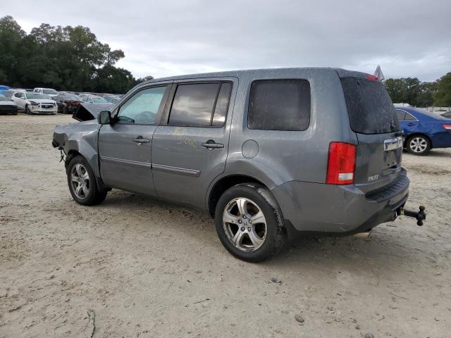 5FNYF4H56DB023850 - 2013 HONDA PILOT EXL GRAY photo 2