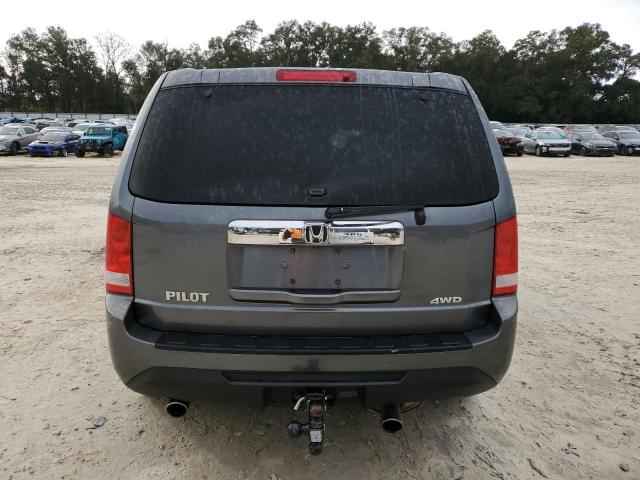 5FNYF4H56DB023850 - 2013 HONDA PILOT EXL GRAY photo 6