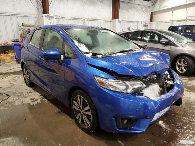 3HGGK5H80FM734595 - 2015 HONDA FIT EX BLUE photo 4