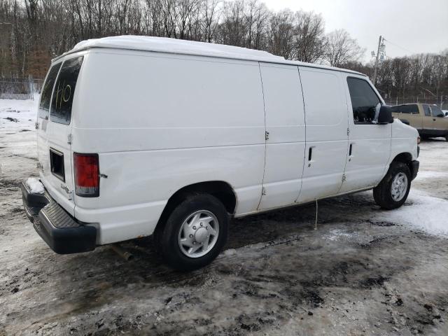 1FTNE1EW4BDB10782 - 2011 FORD ECONOLINE E150 VAN WHITE photo 3