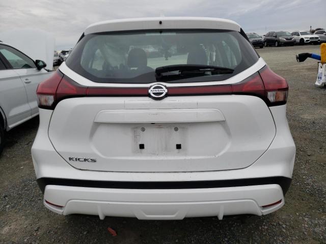 3N1CP5BVXML466996 - 2021 NISSAN KICKS S WHITE photo 6