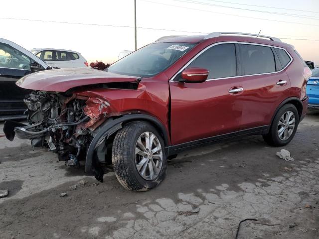 5N1AT2MT8FC907870 - 2015 NISSAN ROGUE S BURGUNDY photo 1