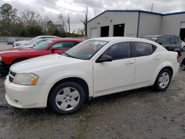 1B3CC4FB4AN101603 - 2010 DODGE AVENGER SXT WHITE photo 1