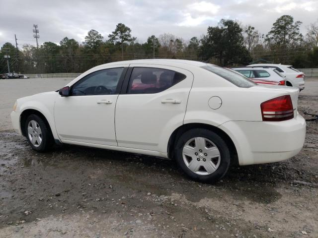 1B3CC4FB4AN101603 - 2010 DODGE AVENGER SXT WHITE photo 2