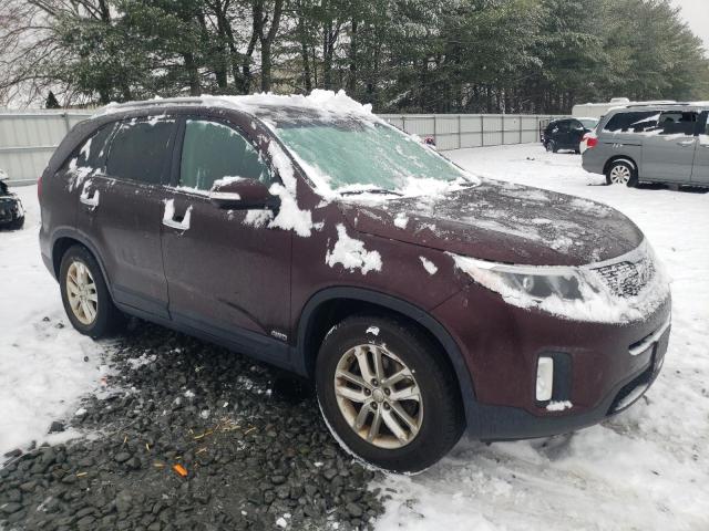 5XYKTCA68EG497000 - 2014 KIA SORENTO LX BURGUNDY photo 4