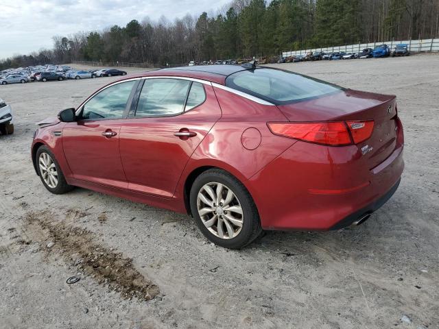 5XXGN4A73EG311480 - 2014 KIA OPTIMA EX RED photo 2