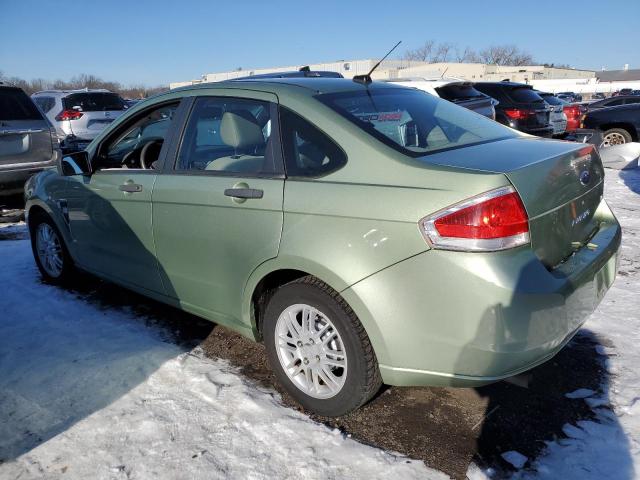 1FAHP35N48W288401 - 2008 FORD FOCUS SE GREEN photo 2