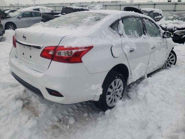 3N1AB7AP3KY336028 - 2019 NISSAN SENTRA S WHITE photo 3