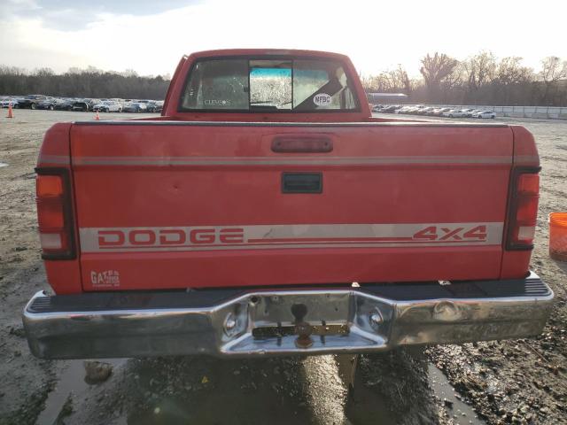 1B7GG26X2SS148670 - 1995 DODGE DAKOTA RED photo 6