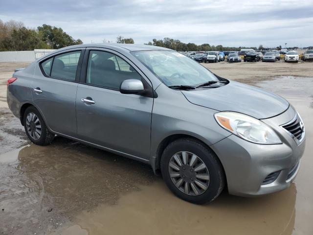 3N1CN7AP7EL819295 - 2014 NISSAN VERSA S GRAY photo 4