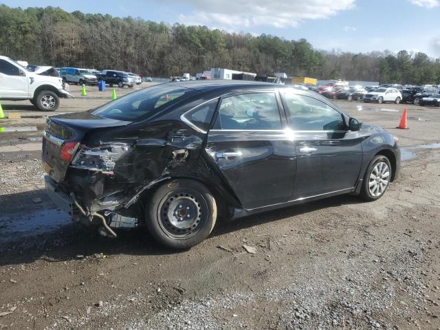 3N1AB7AP8KY203653 - 2019 NISSAN SENTRA S BLACK photo 3