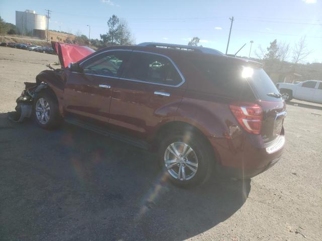 2GNALDEK4H1567431 - 2017 CHEVROLET EQUINOX PREMIER BURGUNDY photo 2