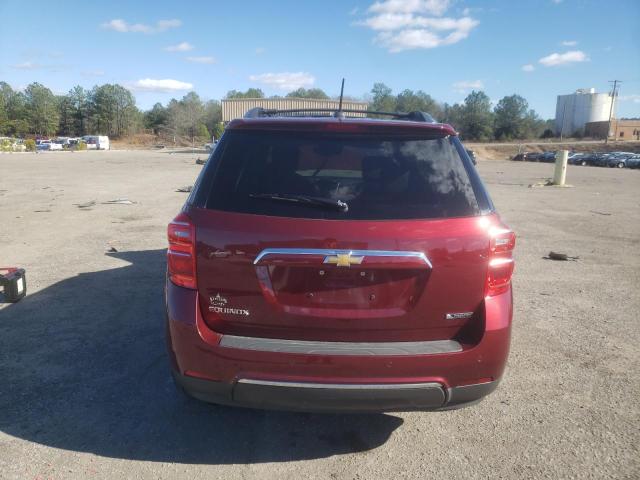 2GNALDEK4H1567431 - 2017 CHEVROLET EQUINOX PREMIER BURGUNDY photo 6