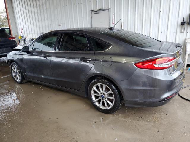 3FA6P0H74HR339787 - 2017 FORD FUSION SE GRAY photo 2