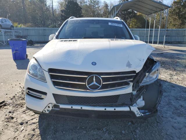 4JGDA5HB0CA012516 - 2012 MERCEDES-BENZ ML 350 4MATIC WHITE photo 5