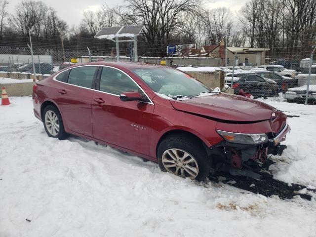 1G1ZD5ST2JF140266 - 2018 CHEVROLET MALIBU LT RED photo 4