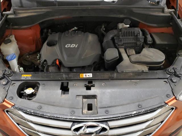 5XYZTDLB4FG268720 - 2015 HYUNDAI SANTA FE S ORANGE photo 12