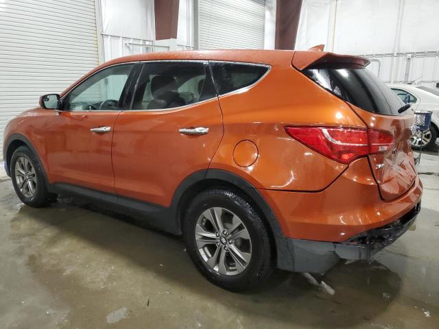 5XYZTDLB4FG268720 - 2015 HYUNDAI SANTA FE S ORANGE photo 2