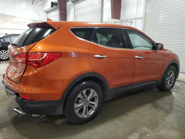 5XYZTDLB4FG268720 - 2015 HYUNDAI SANTA FE S ORANGE photo 3