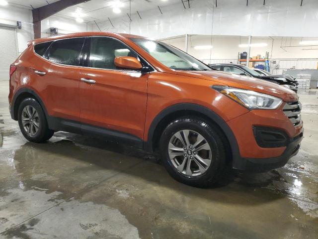 5XYZTDLB4FG268720 - 2015 HYUNDAI SANTA FE S ORANGE photo 4