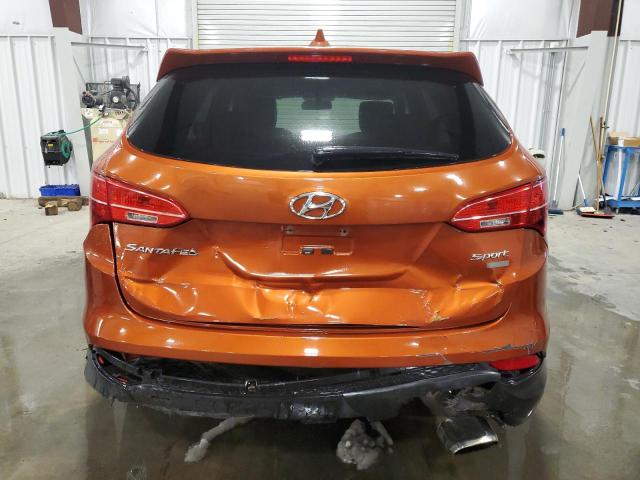 5XYZTDLB4FG268720 - 2015 HYUNDAI SANTA FE S ORANGE photo 6