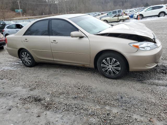 4T1BE32K52U600627 - 2002 TOYOTA CAMRY LE GOLD photo 4