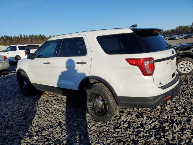 1FM5K8AR3KGA16386 - 2019 FORD EXPLORER POLICE INTERCEPTOR 白色 照片 2