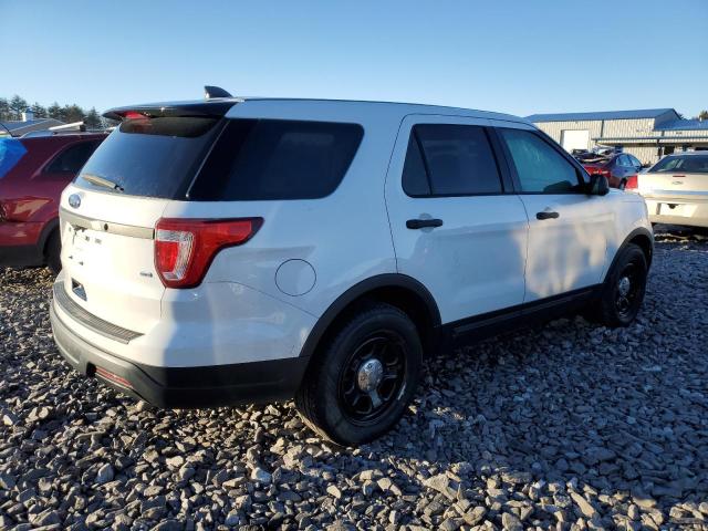 1FM5K8AR3KGA16386 - 2019 FORD EXPLORER POLICE INTERCEPTOR 白色 照片 3