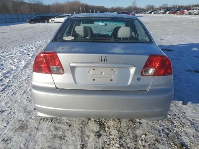 2HGES16475H532852 - 2005 HONDA CIVIC DX SILVER photo 6