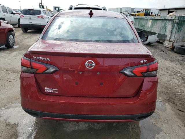 3N1CN8FV1NL867209 - 2022 NISSAN VERSA SR RED photo 6