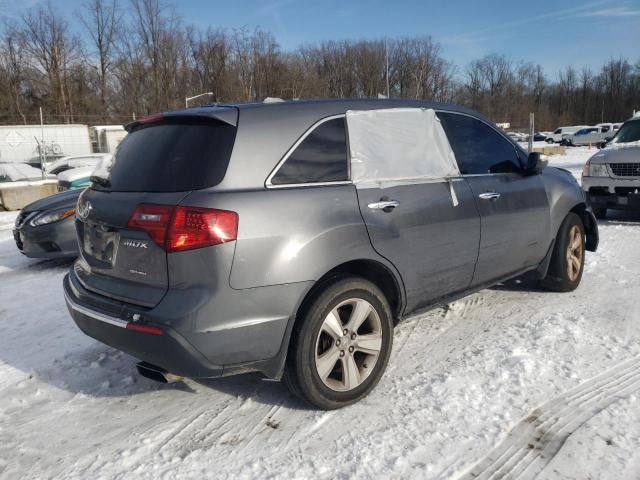 2HNYD2H69BH512408 - 2011 ACURA MDX TECHNOLOGY GRAY photo 3