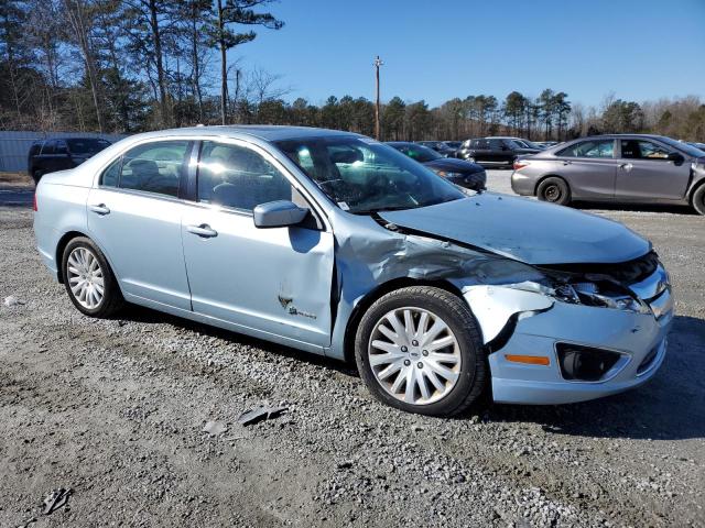 3FADP0L39AR181643 - 2010 FORD FUSION HYBRID TURQUOISE photo 4