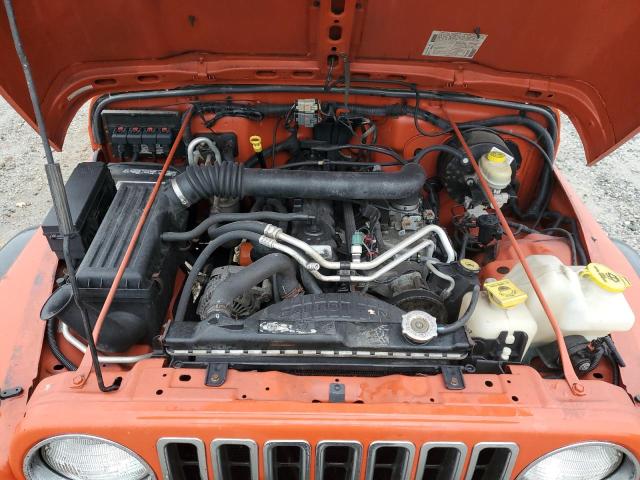 1J4FA29S76P718422 - 2006 JEEP WRANGLER / SE ORANGE photo 11