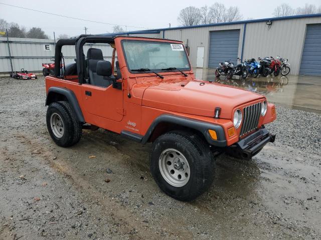 1J4FA29S76P718422 - 2006 JEEP WRANGLER / SE ORANGE photo 4