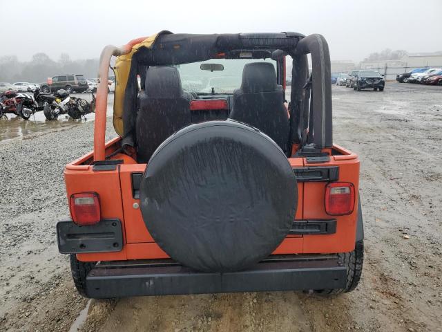 1J4FA29S76P718422 - 2006 JEEP WRANGLER / SE ORANGE photo 6