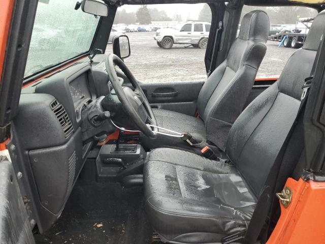 1J4FA29S76P718422 - 2006 JEEP WRANGLER / SE ORANGE photo 7