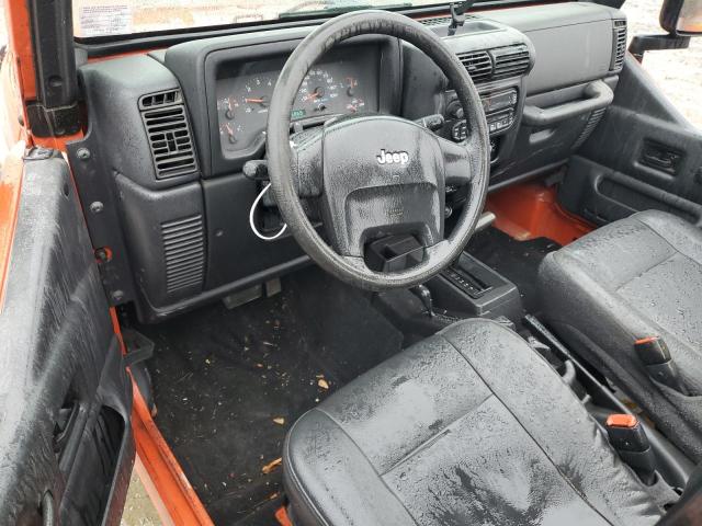 1J4FA29S76P718422 - 2006 JEEP WRANGLER / SE ORANGE photo 8