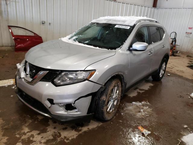 KNMAT2MTXFP562189 - 2015 NISSAN ROGUE S SILVER photo 1